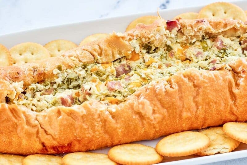Mississippi Sin Dip with Ham and Cheese