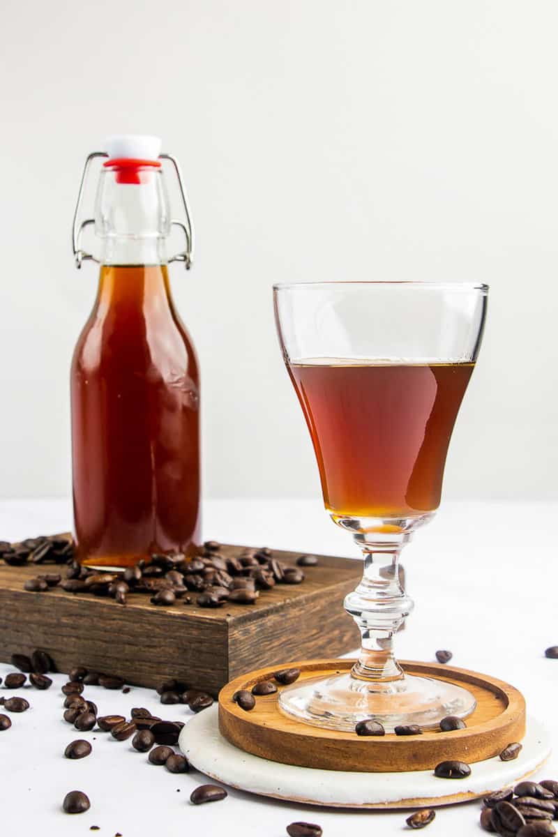 Homemade Kahlua Coffee Liqueur