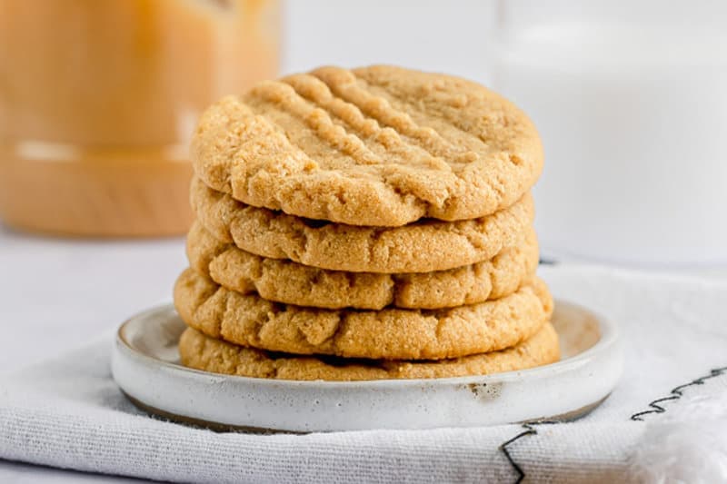 3 Ingredient Peanut Butter Cookies
