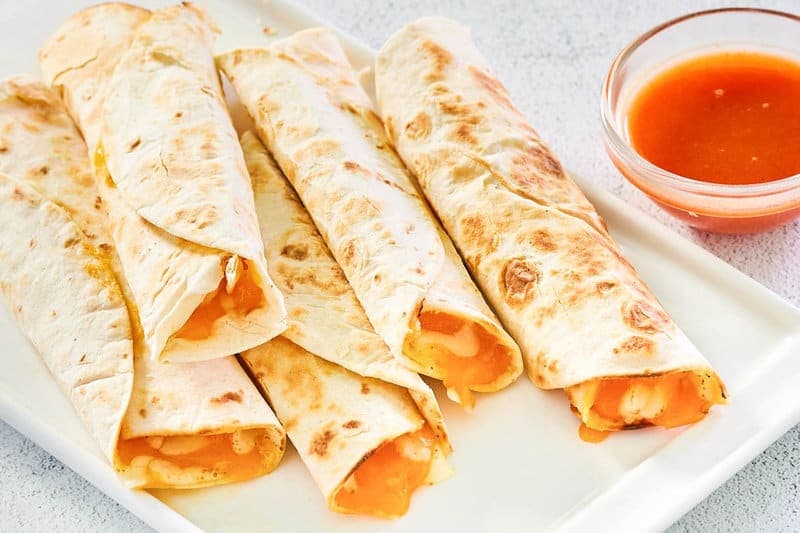 Taco Bell Cheesy Roll Up (Easy 3-Cheese Copycat)