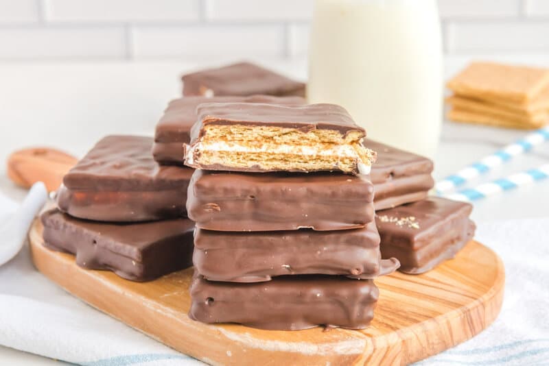 Copycat Girl Scout S'mores - Chocolate Dipped
