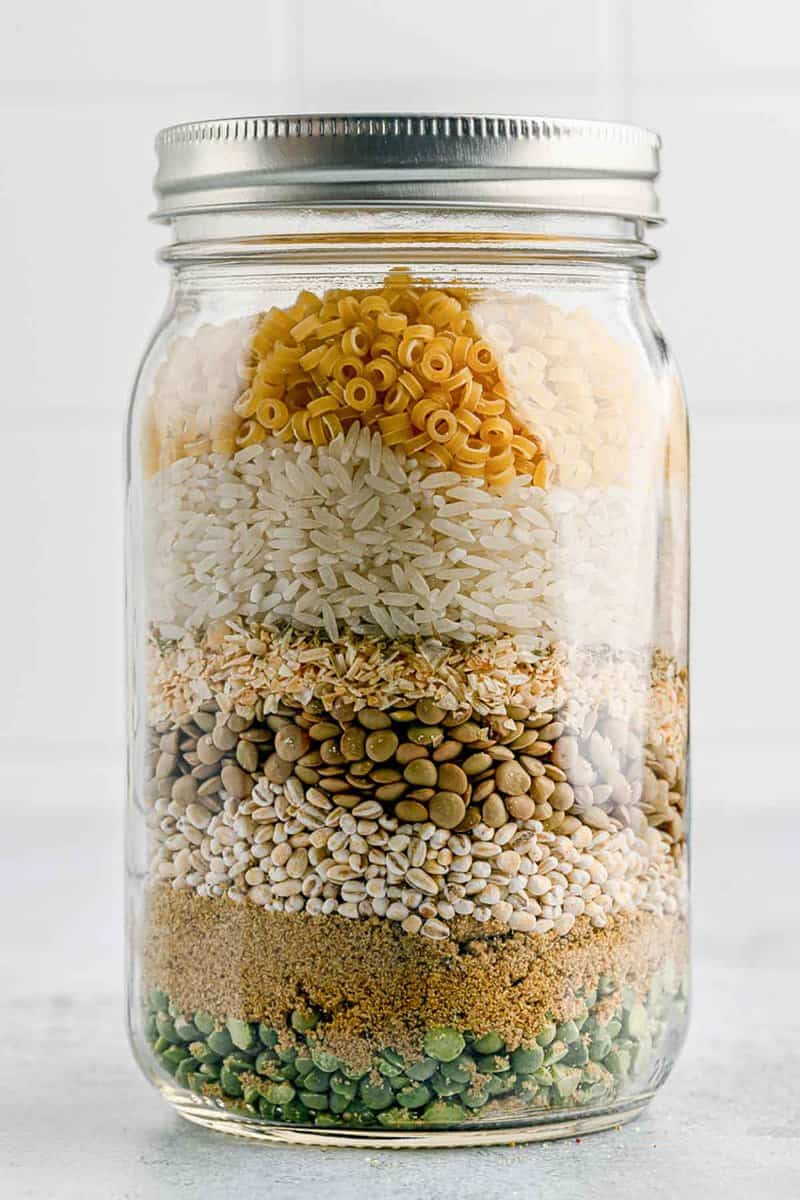 Friendship Soup Mix in a Jar