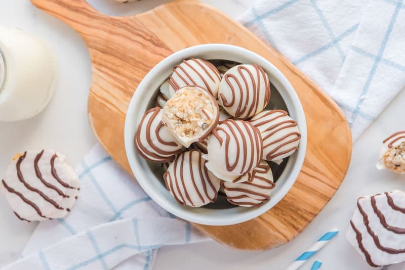 Little Debbie Zebra Cake Truffles - No-Bake Easy