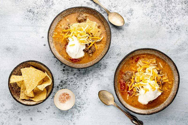 Luby's Beef Tortilla Soup - Easy Cafeteria Copycat