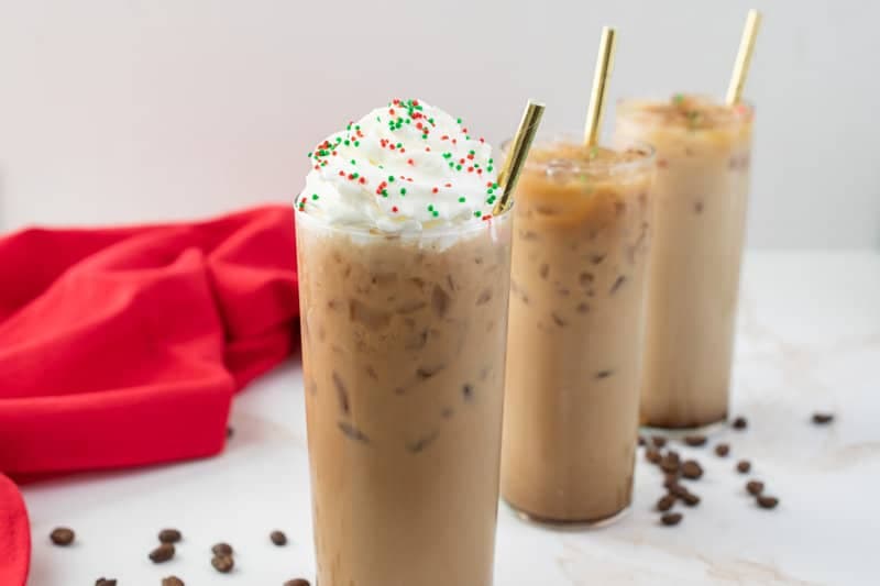 Iced Sugar Cookie Latte - Homemade Starbucks Recipe
