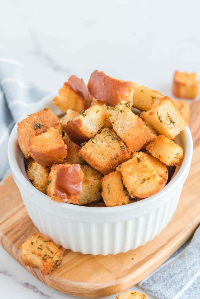 Easy Air Fryer Croutons