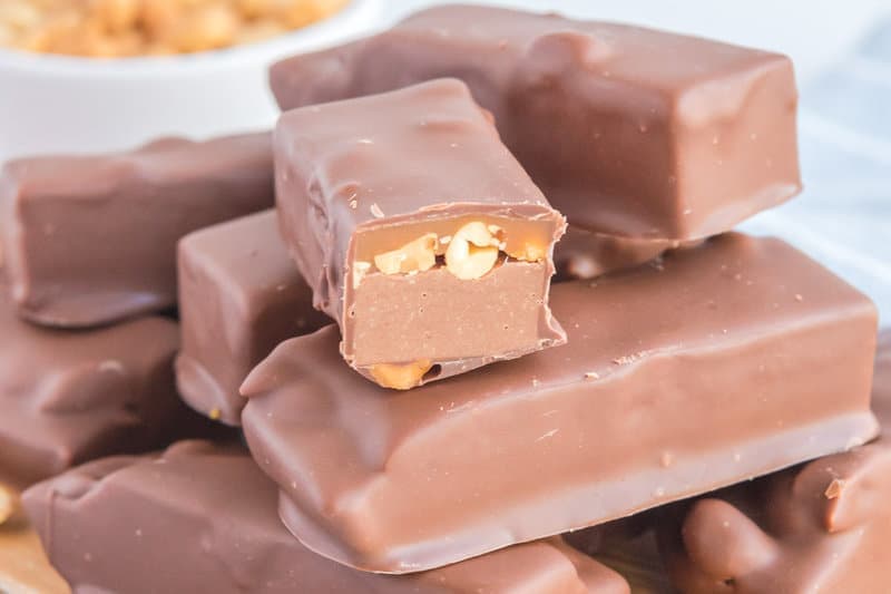 Copycat Snickers Bars