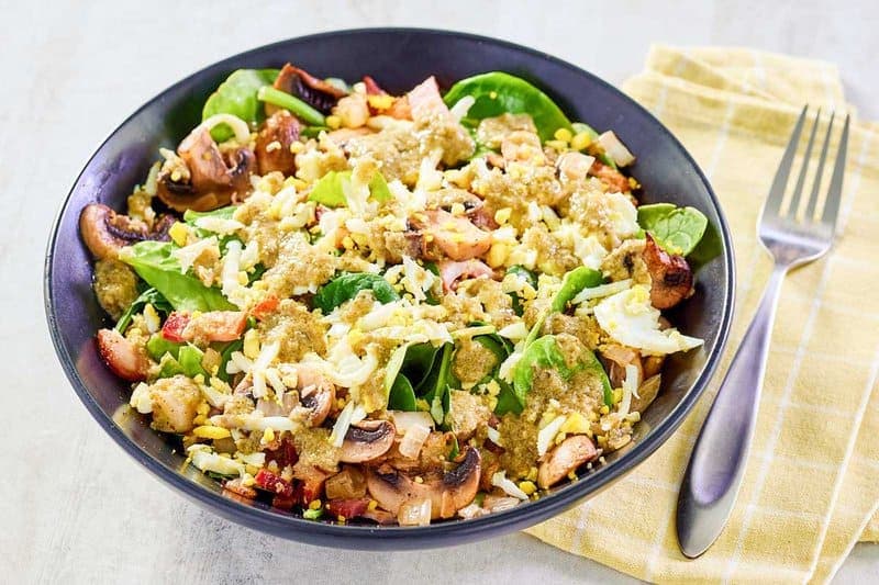 Chart House Spinach Salad Easy Copycat Recipe
