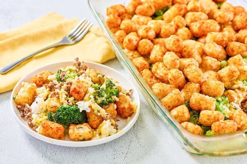 Broccoli Tater Tot Casserole recipe