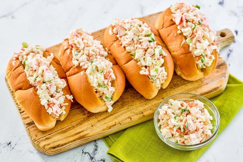 3-Ingredient Imitation Crab Salad Easy Recipe