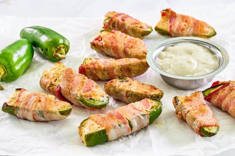 Buffalo Chicken Poppers