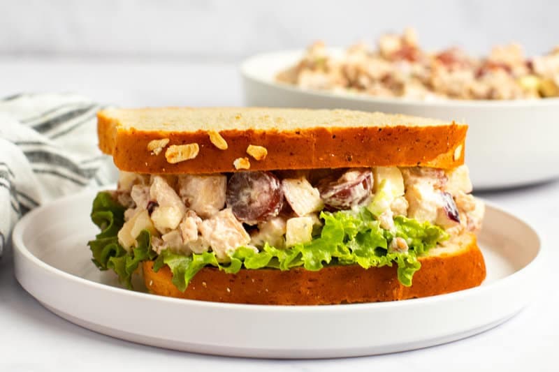 Copycat Arby's Pecan Chicken Salad Sandwich