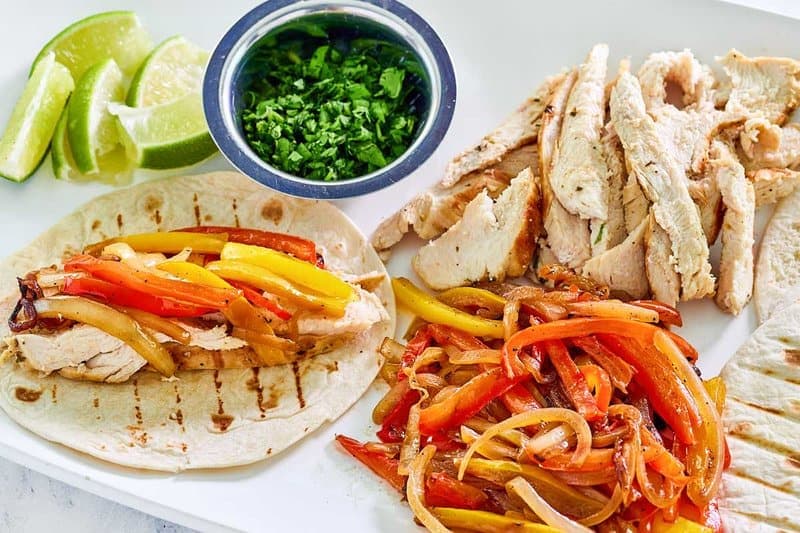 Grilled Chicken Fajitas
