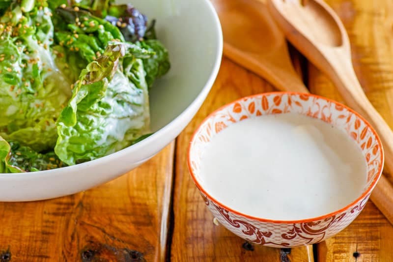 Authentic Creamy Japanese Miso Salad Dressing