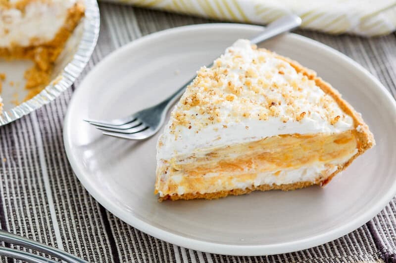 No-Bake Double Layer Pumpkin Pie