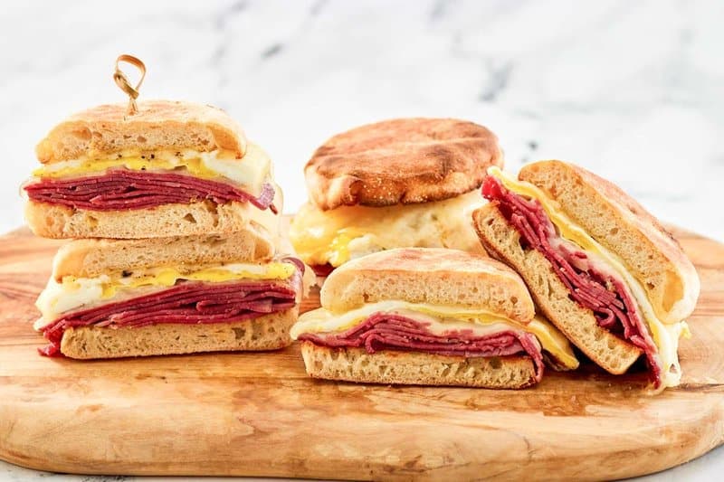Corned Beef Breakfast Sandwich