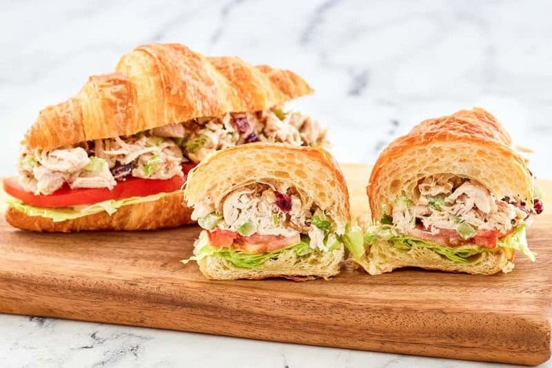 Cranberry Walnut Chicken Salad with Tender Chicken