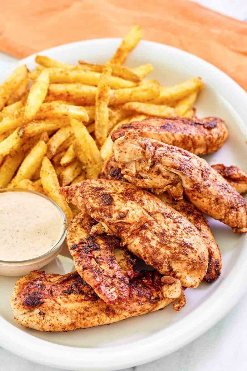 Blackened Popeyes Chicken Tenders | Spicy Cajun Copycat