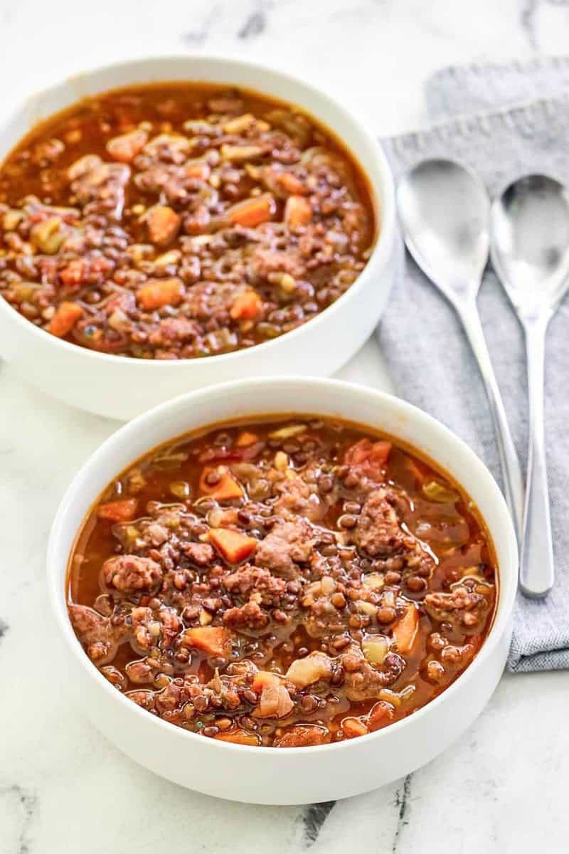 Carrabba's Sausage Lentil Soup Easy Copycat Recipe