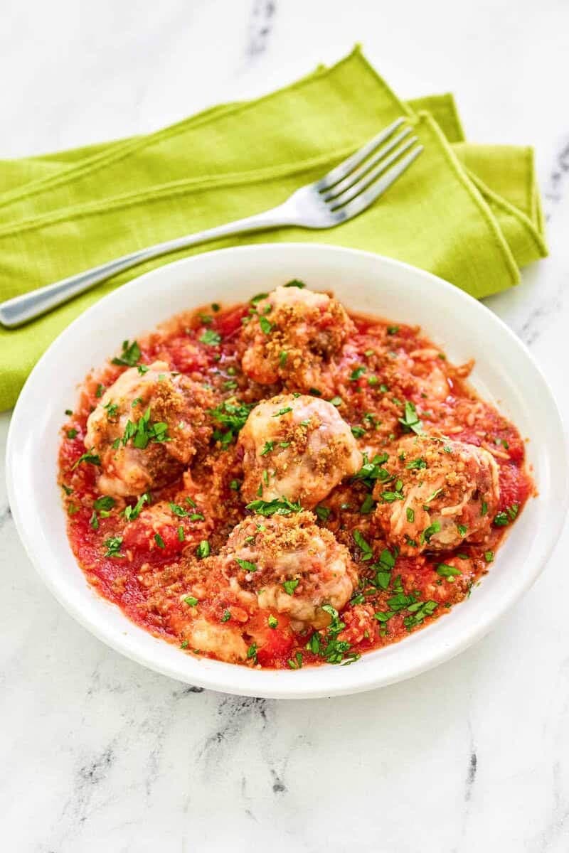 Olive Garden Meatballs Parmigiana