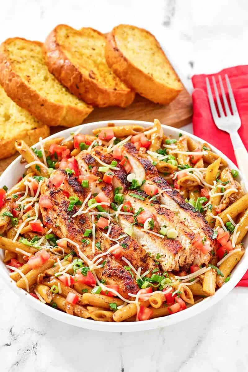 Homemade Chili's Cajun Chicken Pasta