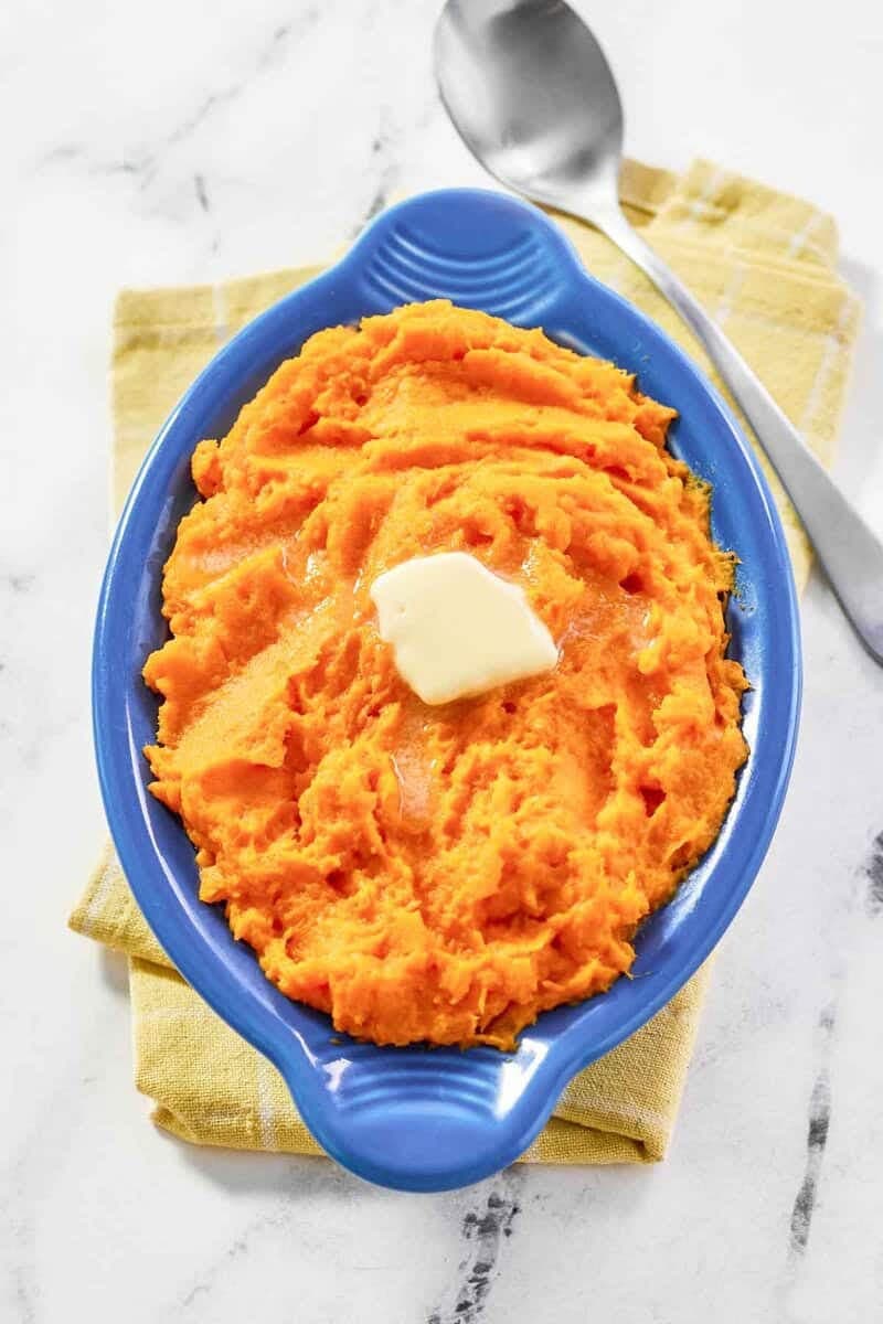 Horseradish Mashed Sweet Potatoes Recipe