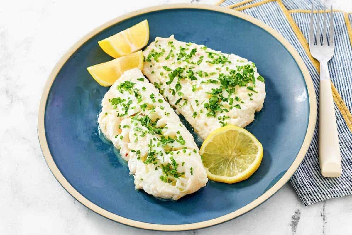 Butter Poached with Lemon and Shallots