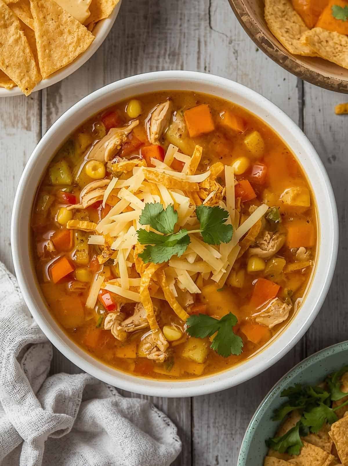 Don Pablo's Chicken Tortilla Soup | Rich Mexican Classic