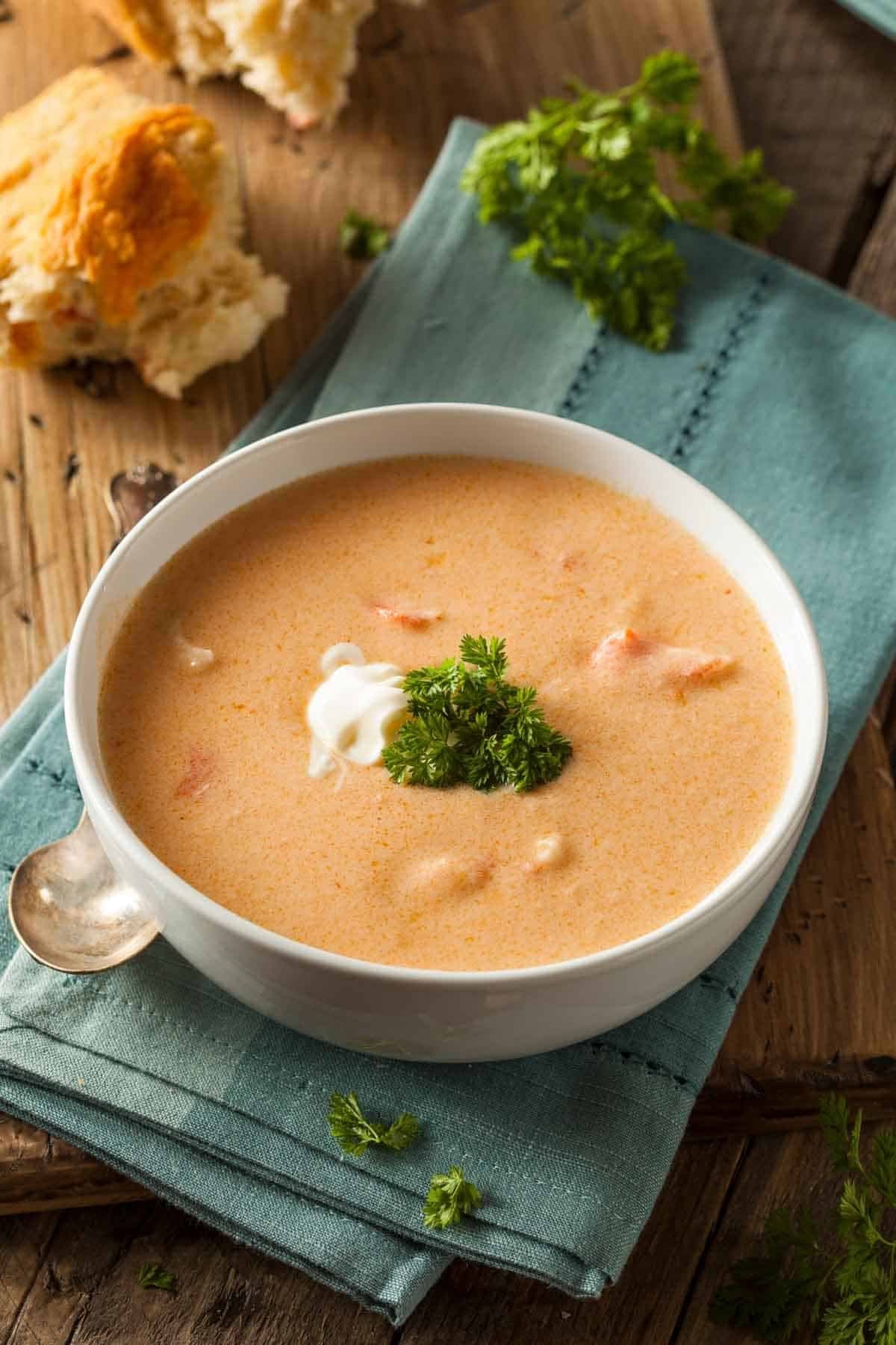 Marina Cafe Seafood Bisque