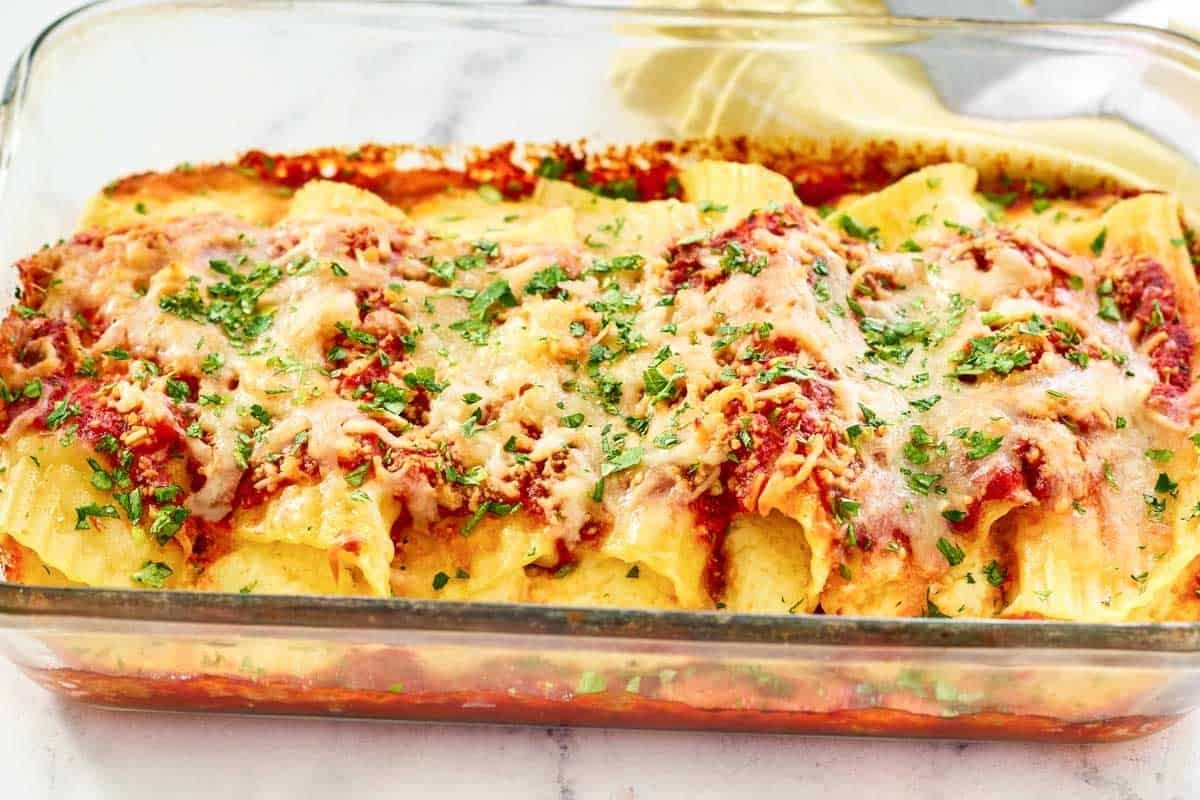Olive Garden Four Cheese Manicotti