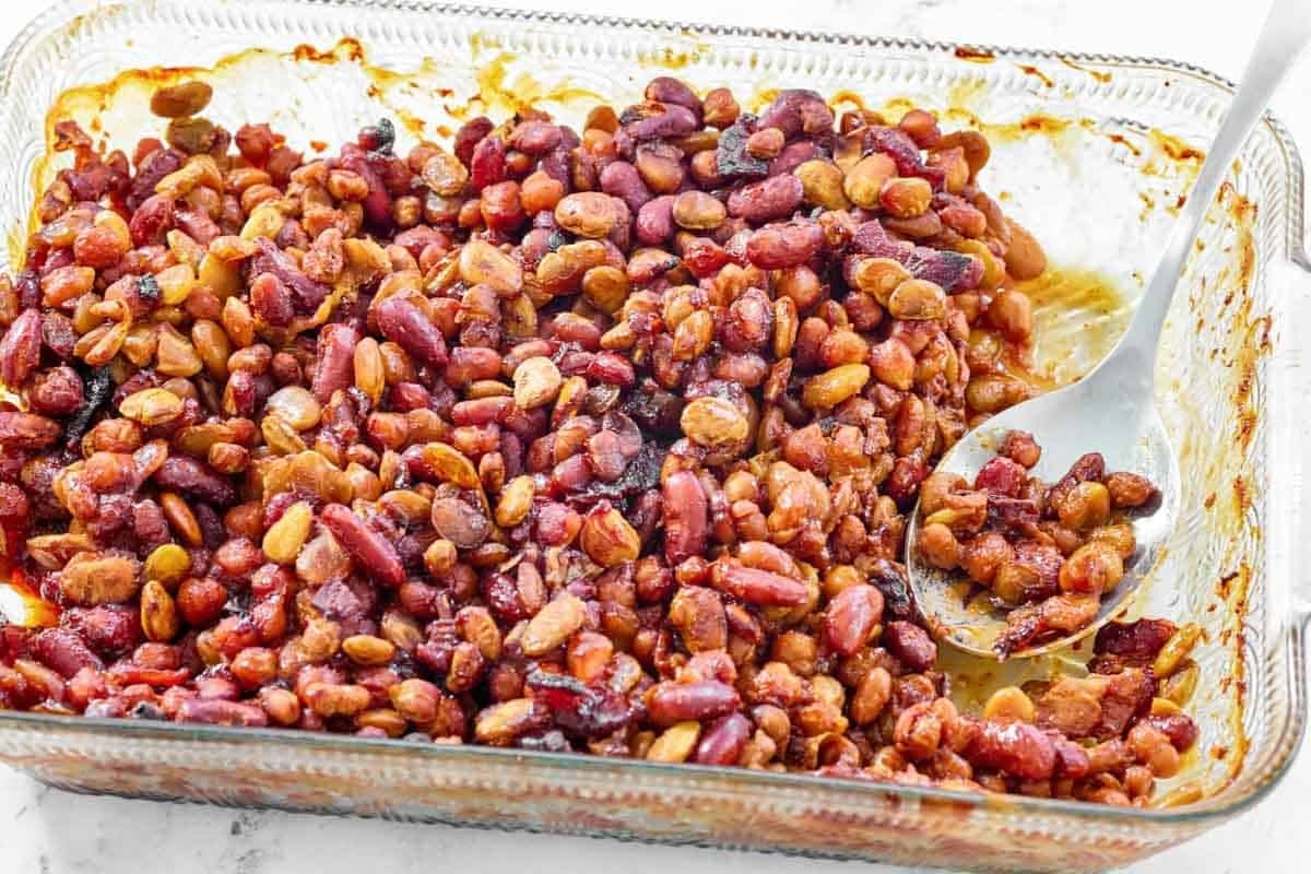 Five-Bean Casserole Recipe - Easy Potluck Side Dish