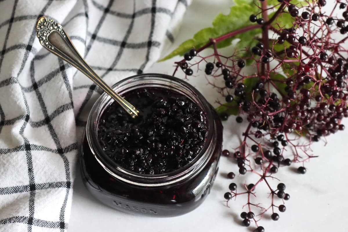 Old Fashioned Elderberry Jam