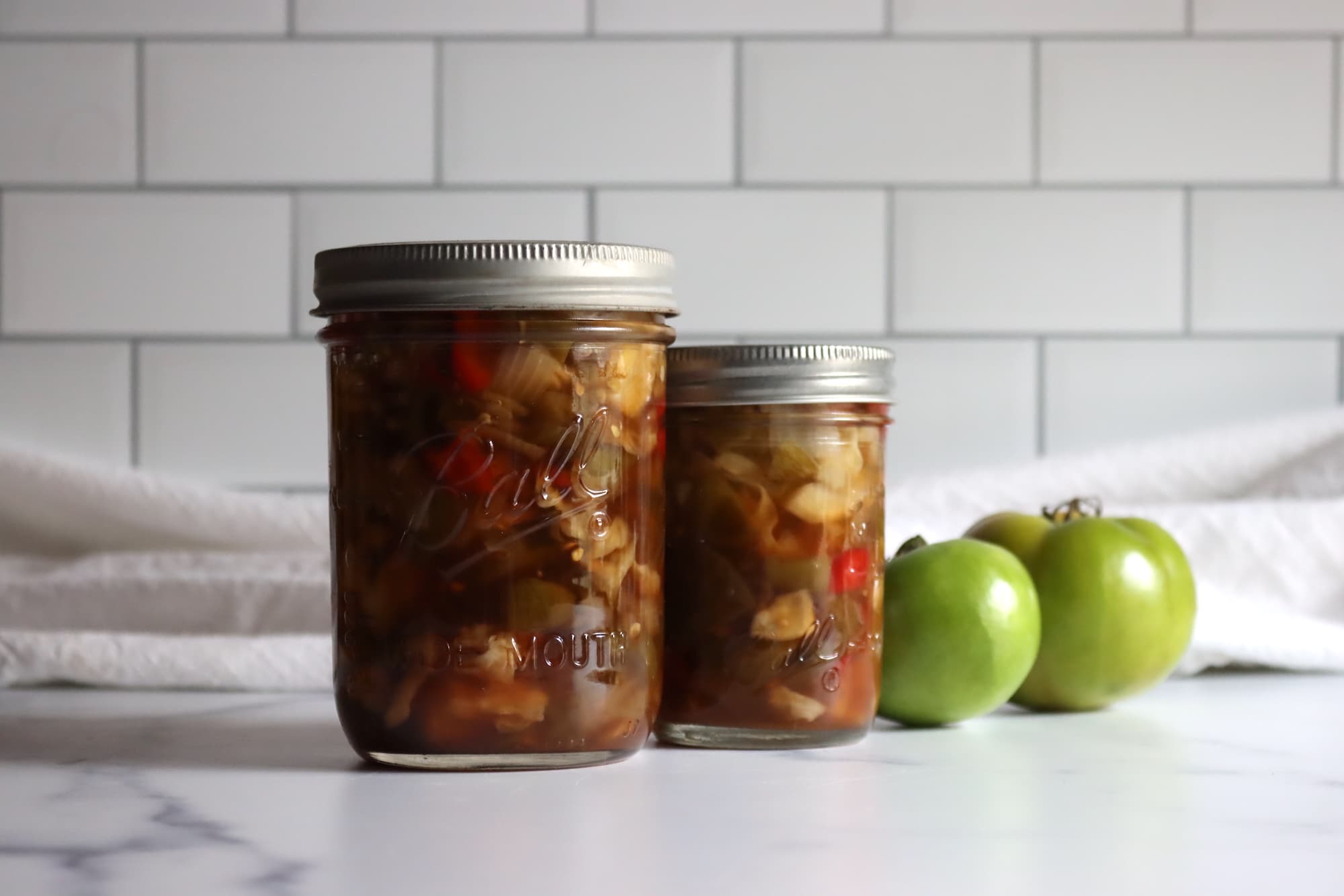 Green Tomato Piccalilli (New England Style)
