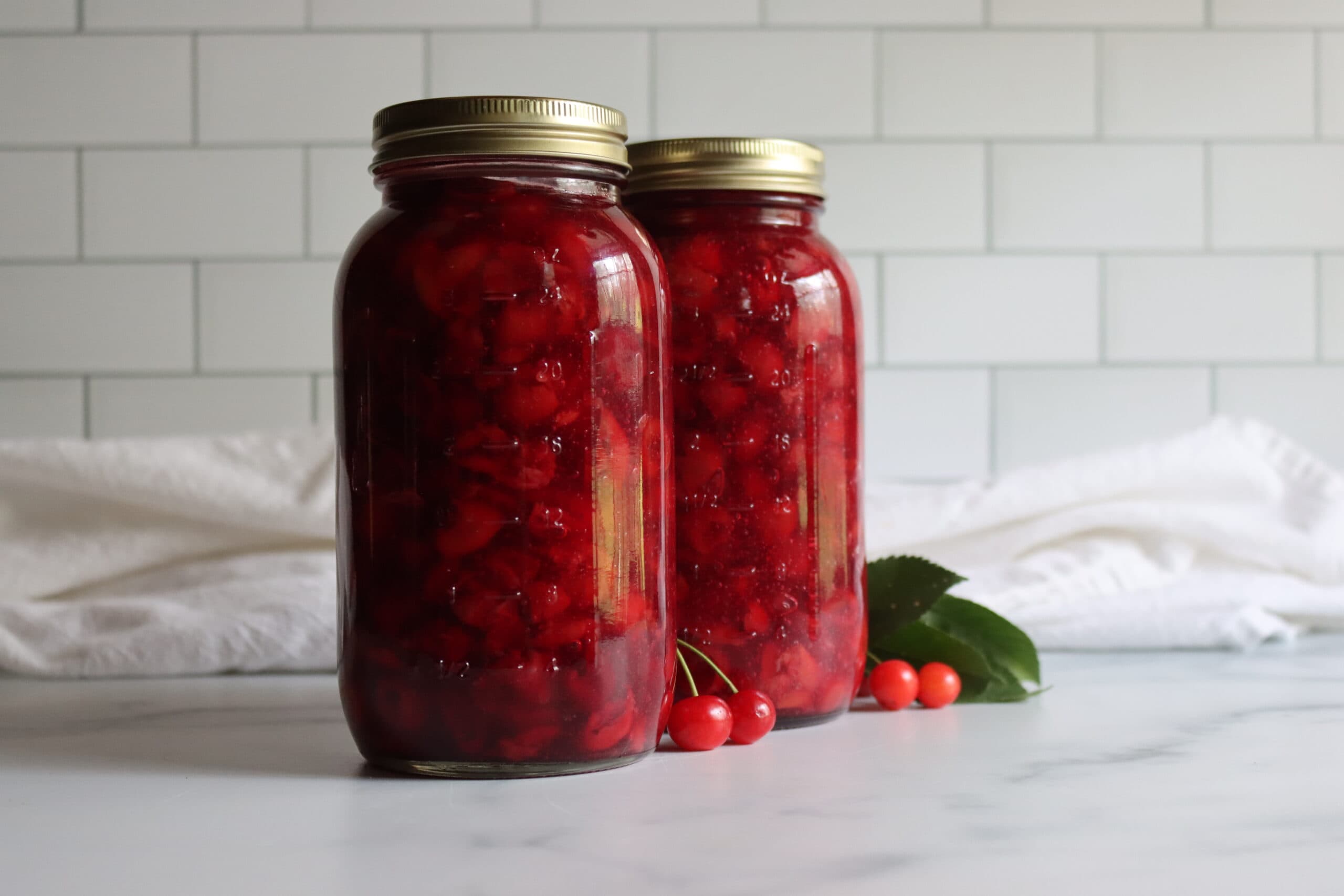 Canning Cherry Pie Filling