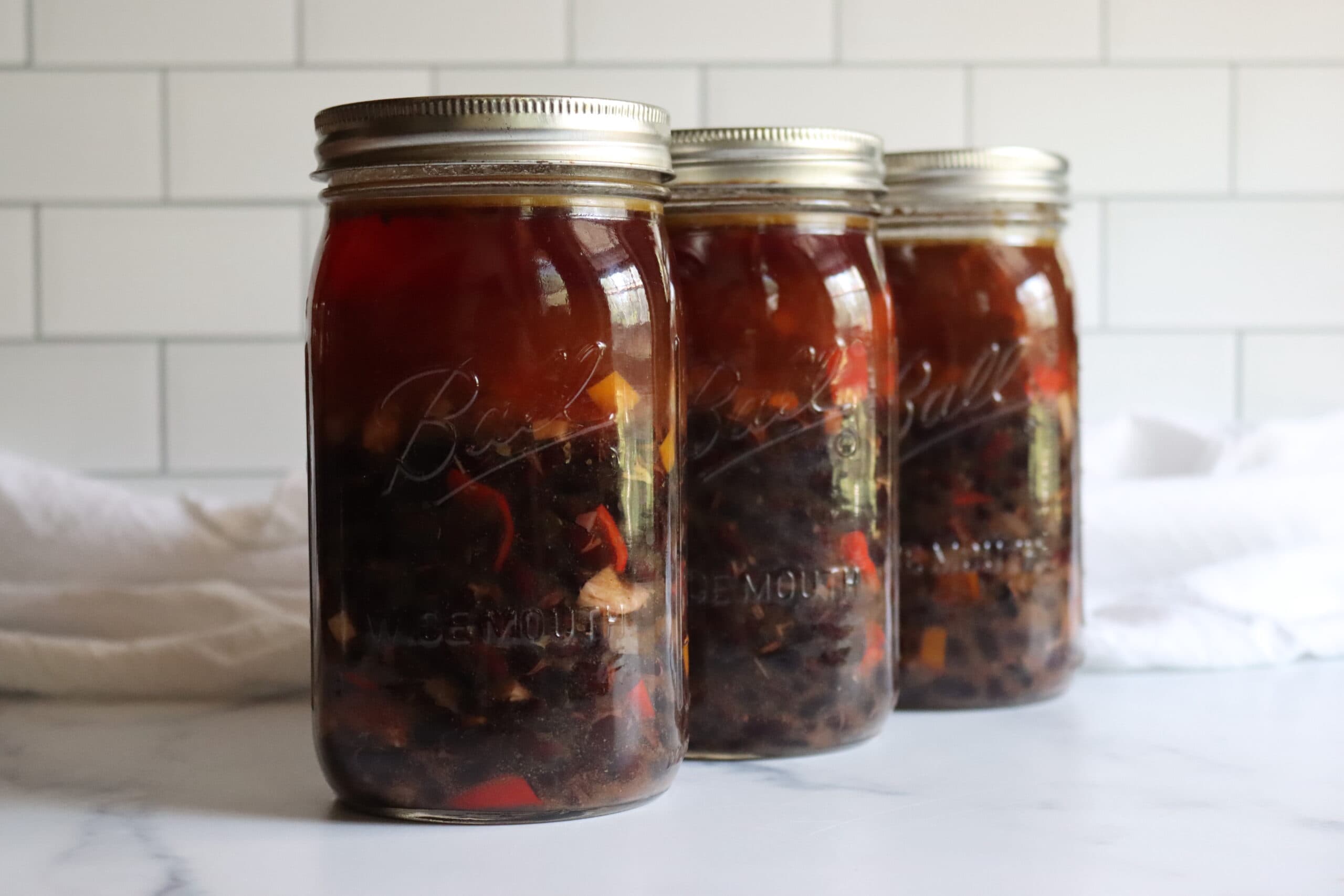Cuban Black Bean Soup (Canning Recipe)