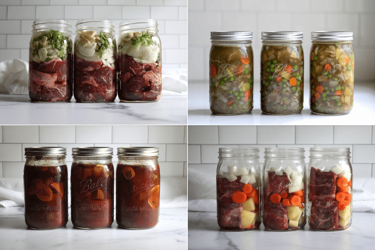 Canning Meals in a Jar (Customizable Recipe)