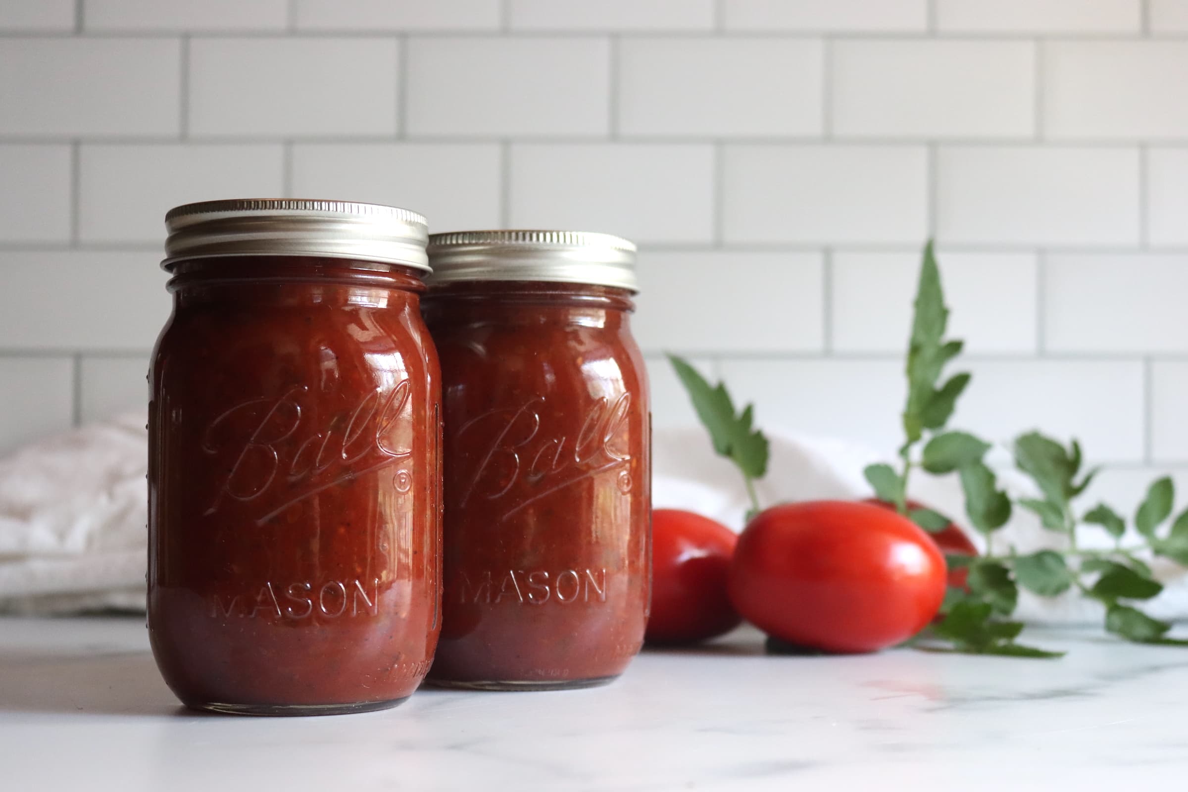 Roasted Marinara Sauce (Canning Recipe)