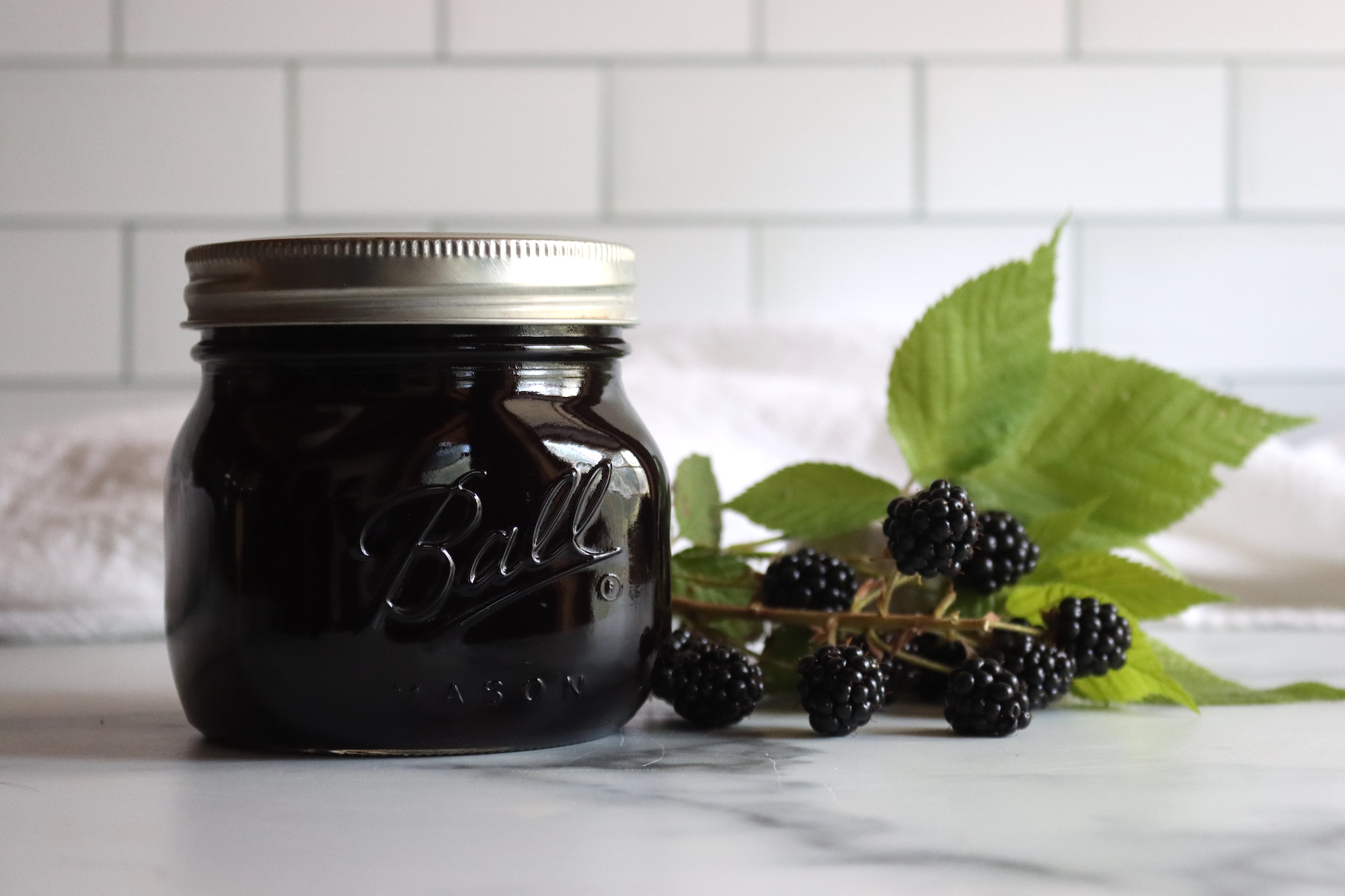 Blackberry Jelly (Without Pectin)