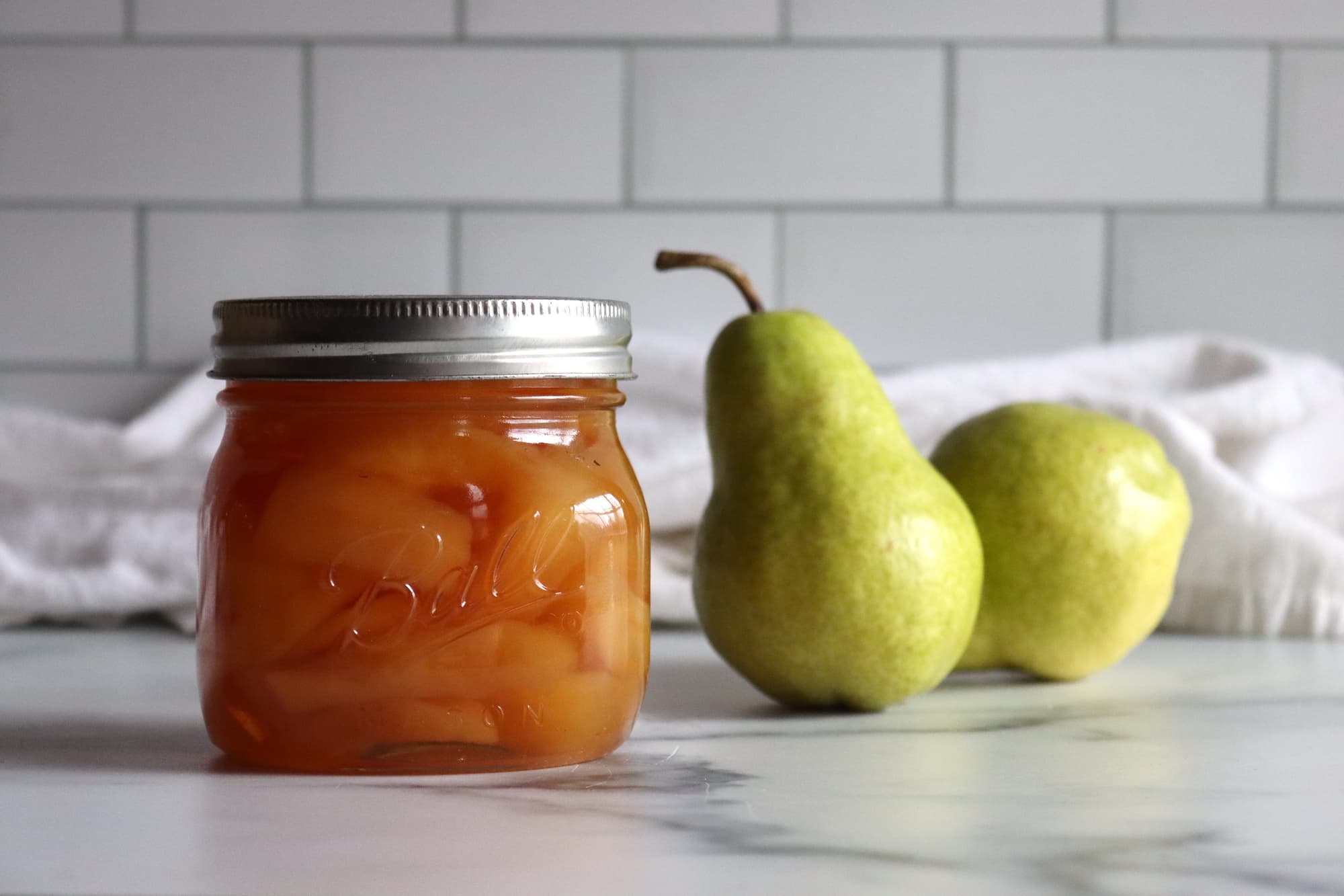 Traditional Pear Preserves