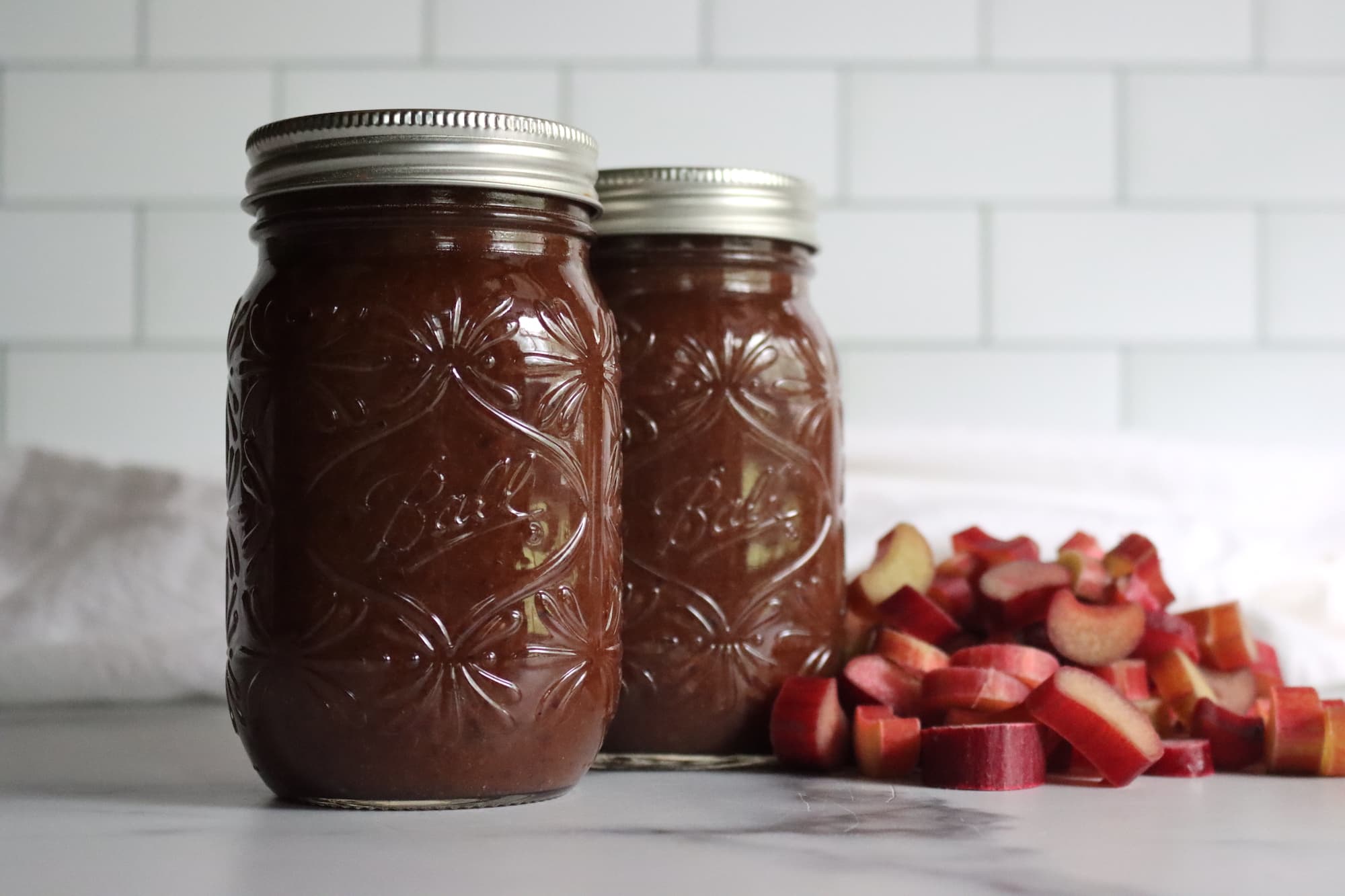 Rhubarb BBQ Sauce (Victoria Sauce)