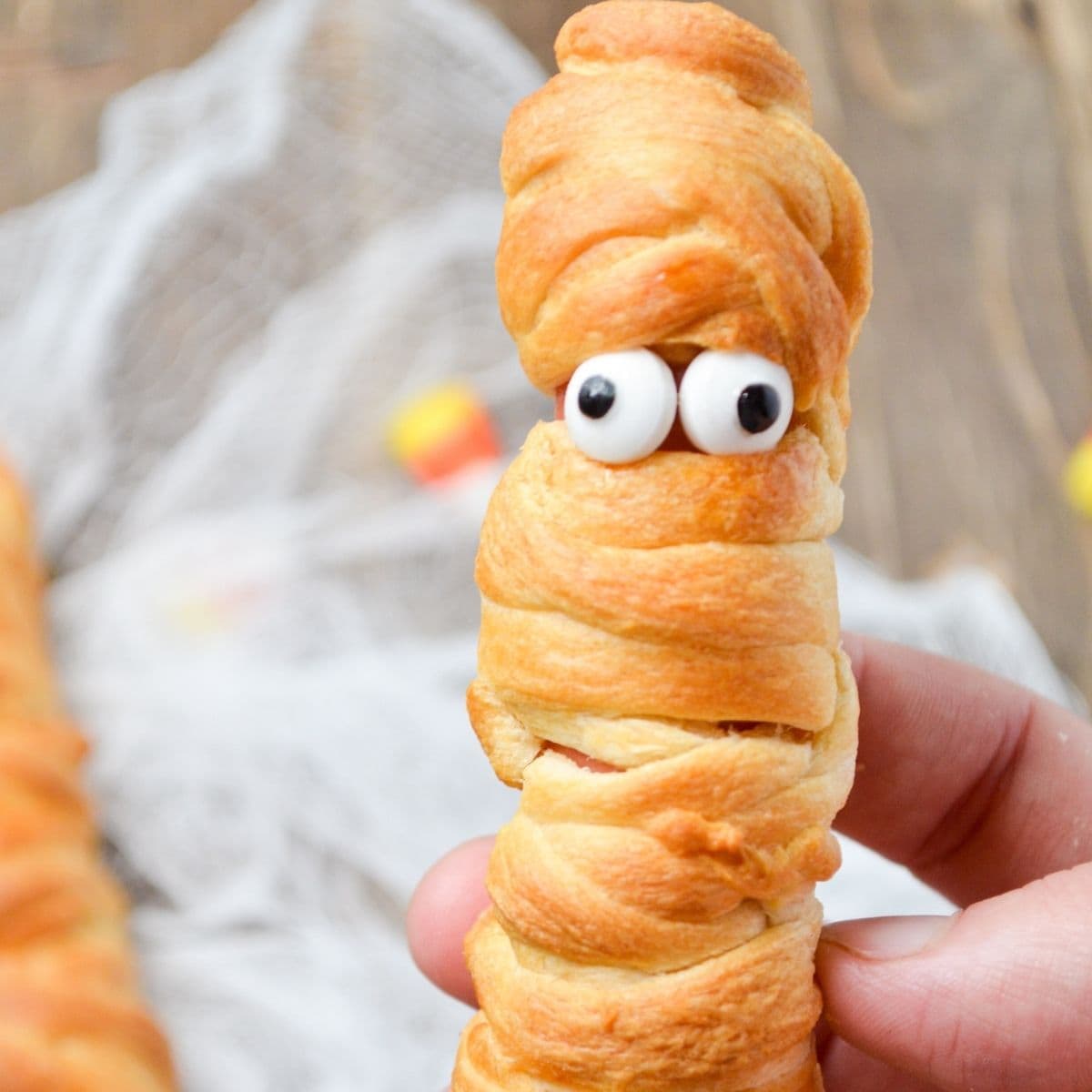 Air Fryer Mummy Dogs