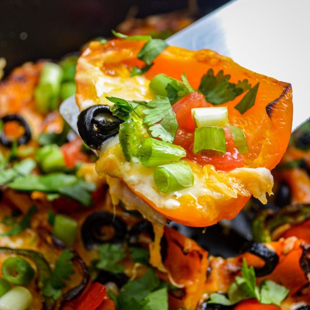 Air Fryer Mini Pepper Nachos