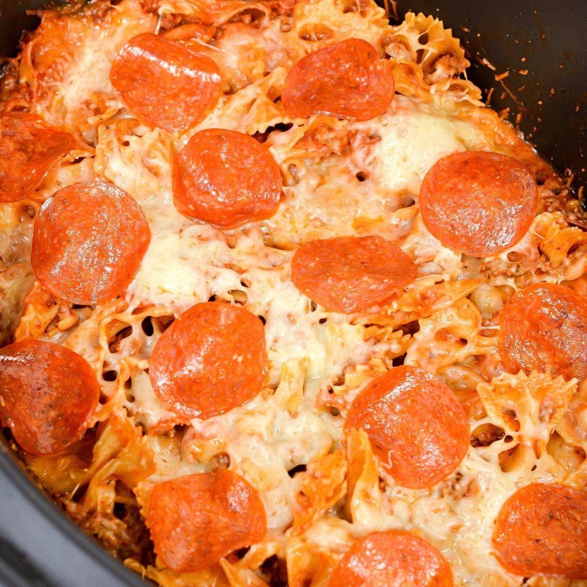 Crock Pot PIzza Casserole