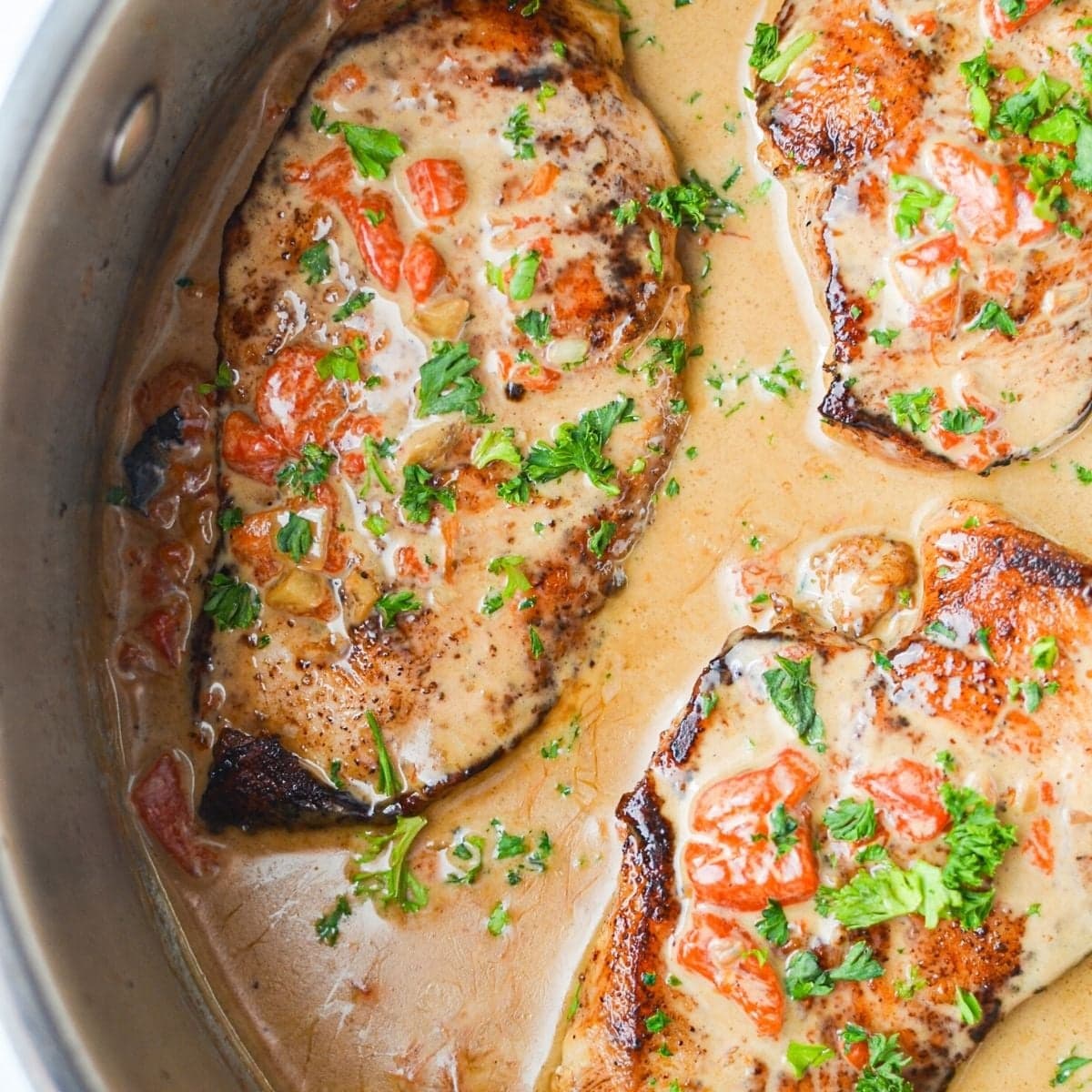 Creamy Roasted Red Pepper Chicken