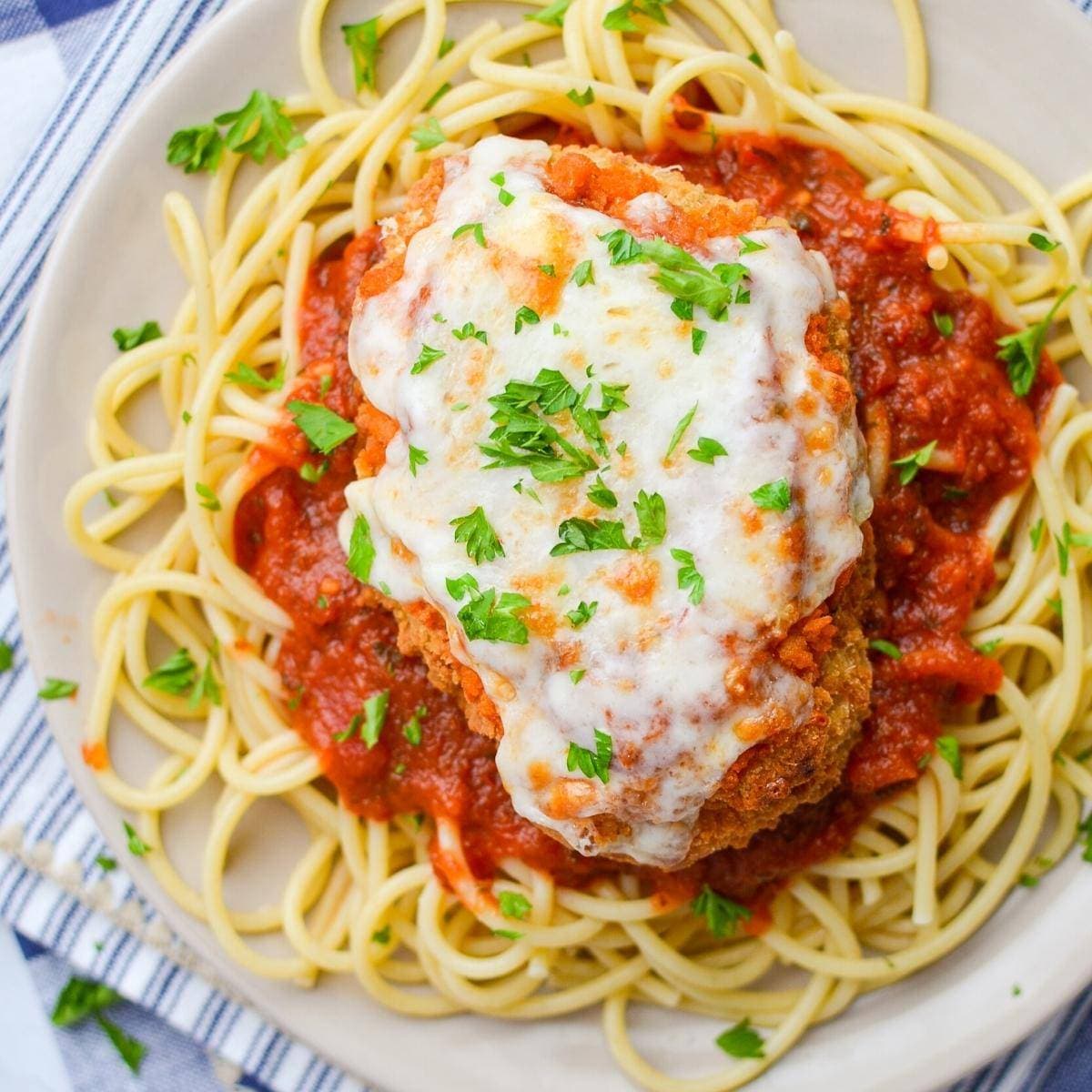 Air Fryer Frozen Chicken Parmesan