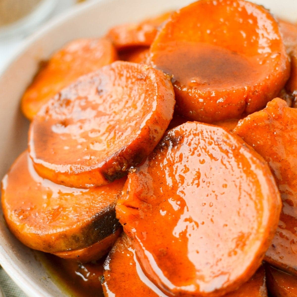 Crock Pot Glazed Sweet Potatoes