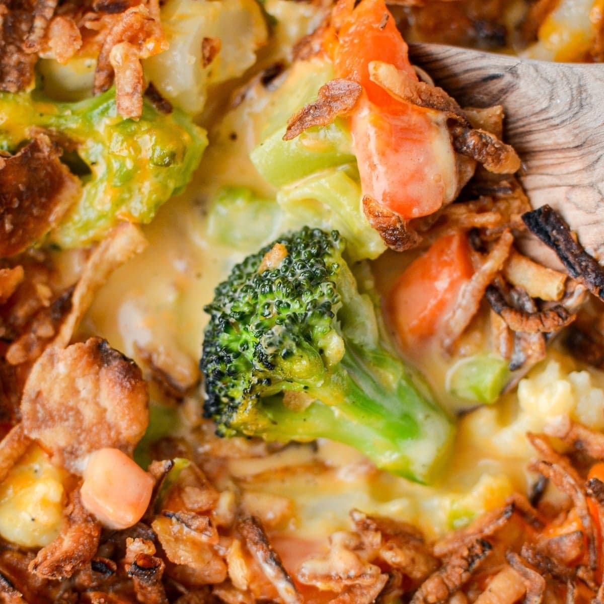 Easy Cheesy Vegetable Casserole
