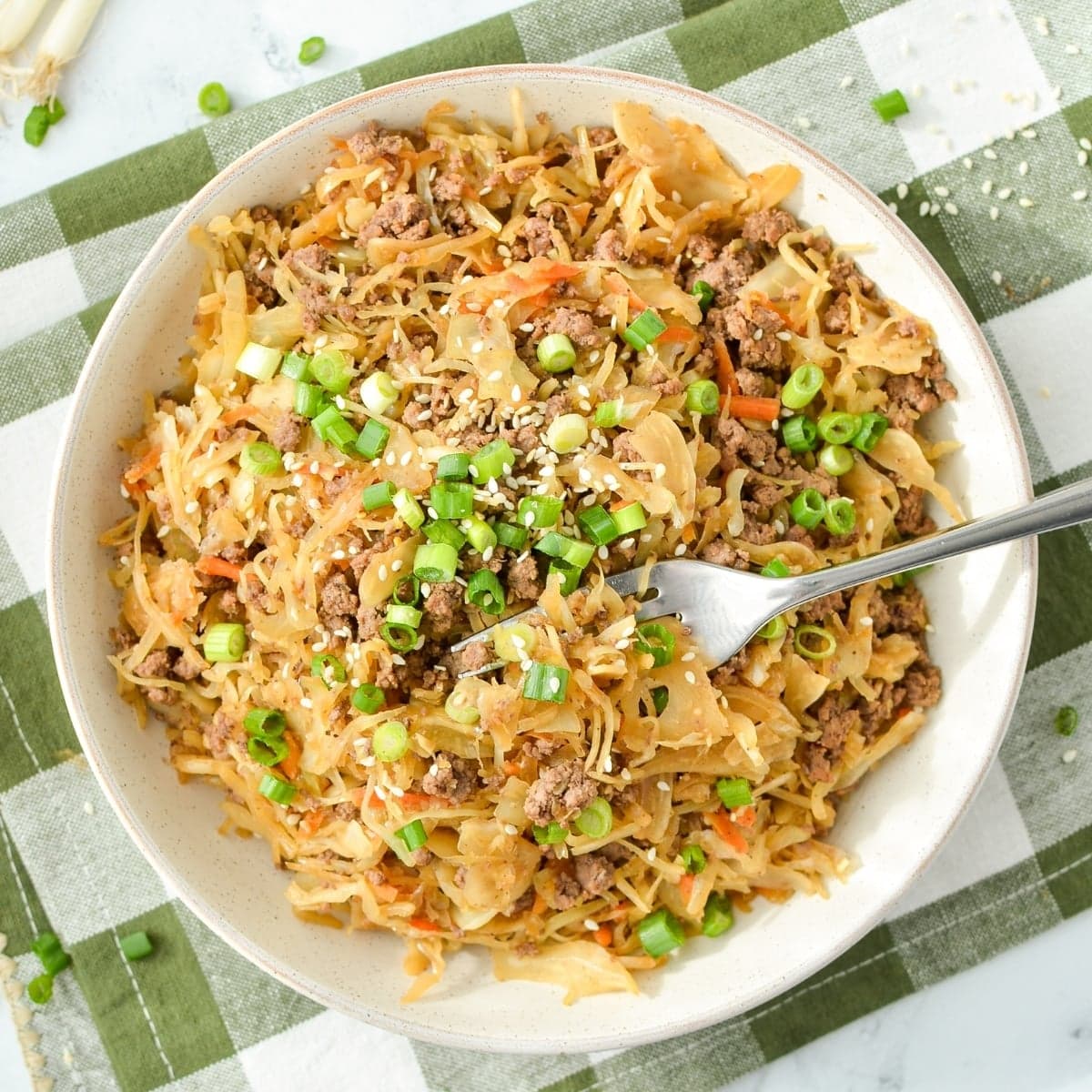 Inside Out Egg Roll in a Bowl