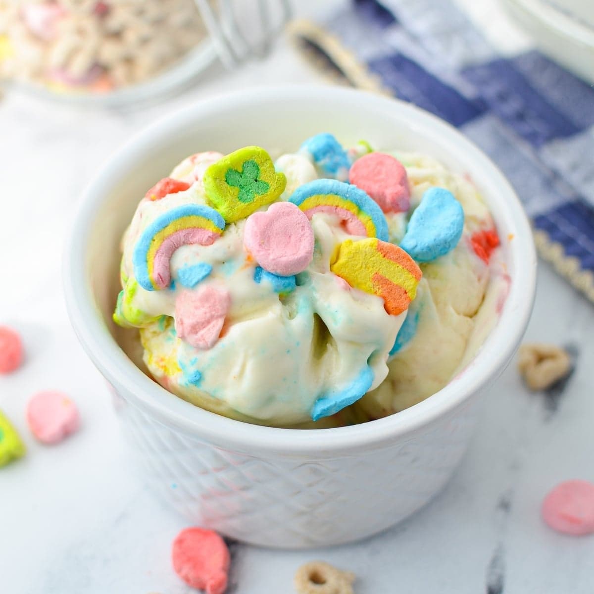 Lucky Charms Ice Cream (No Churn Recipe)