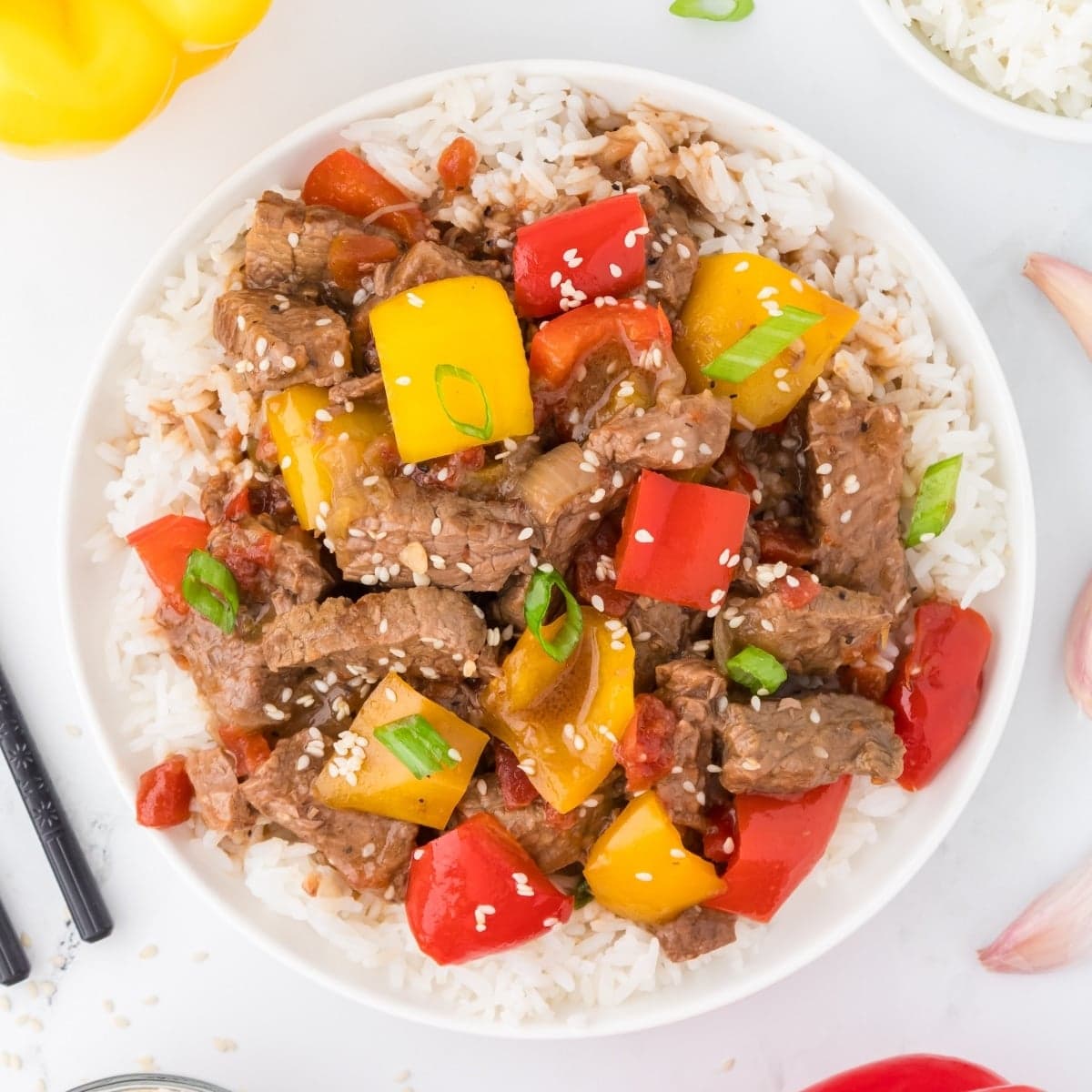 Crock Pot Pepper Steak